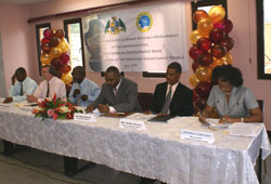 Members of the head table at the launch
