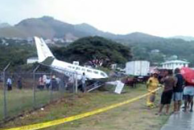 Dominica Canefield Airport Plane crash