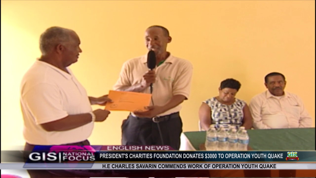 Operation Youth Quake receives cash donation 1