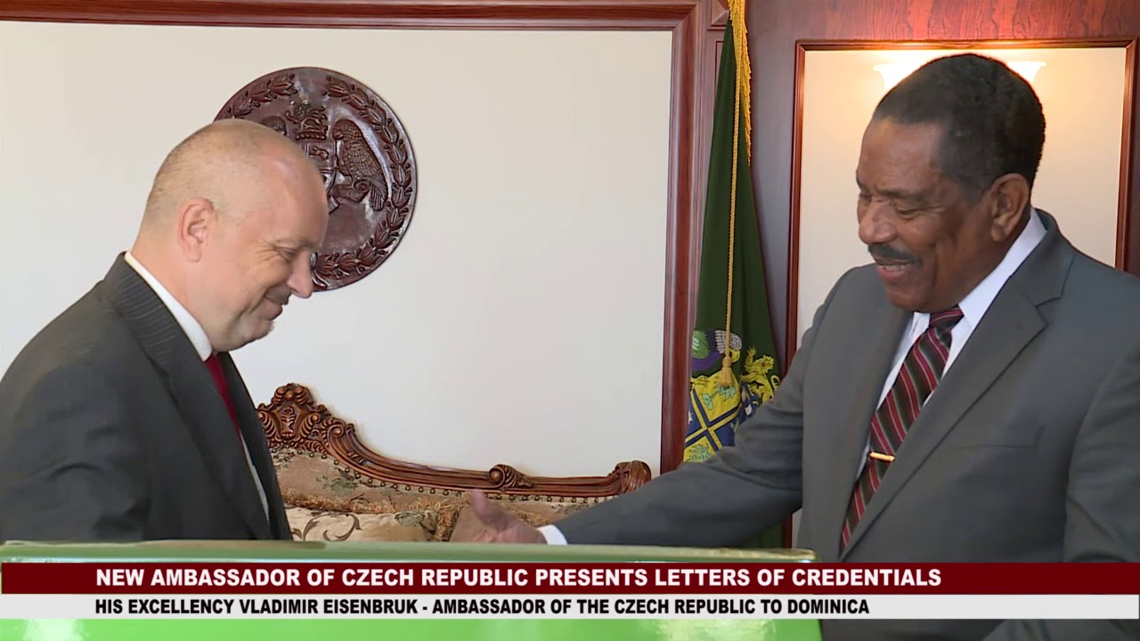 NEW AMBASSADOR OF THE CZECH REPUBLIC TO DOMINICA PRESENTS CREDENTIALS 1