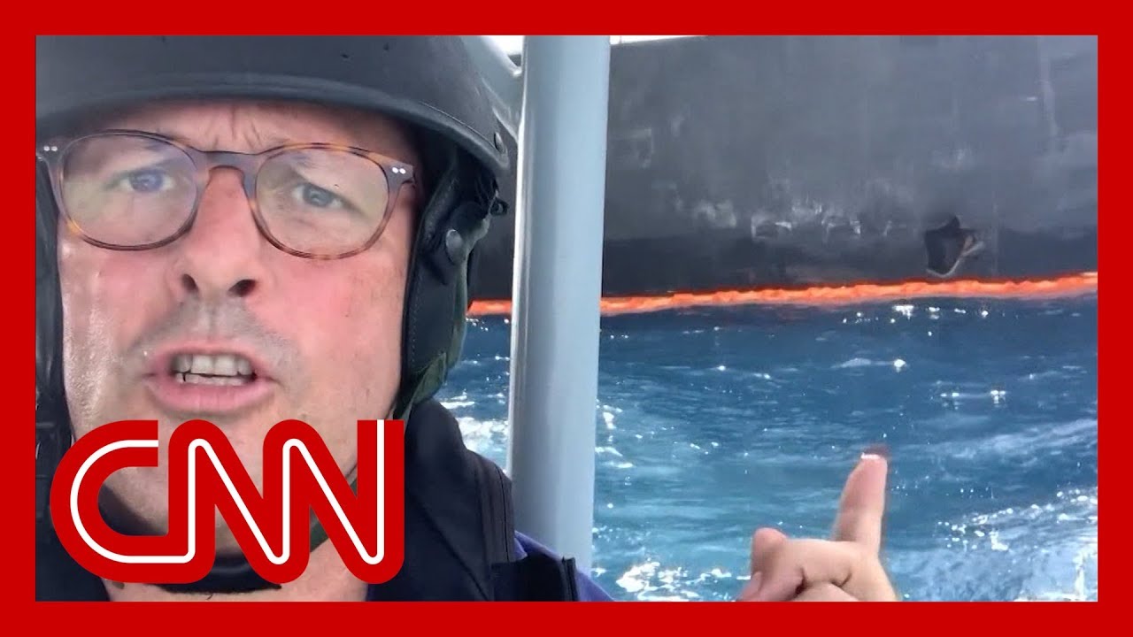CNN reporter gets up-close look at attacked tanker 1