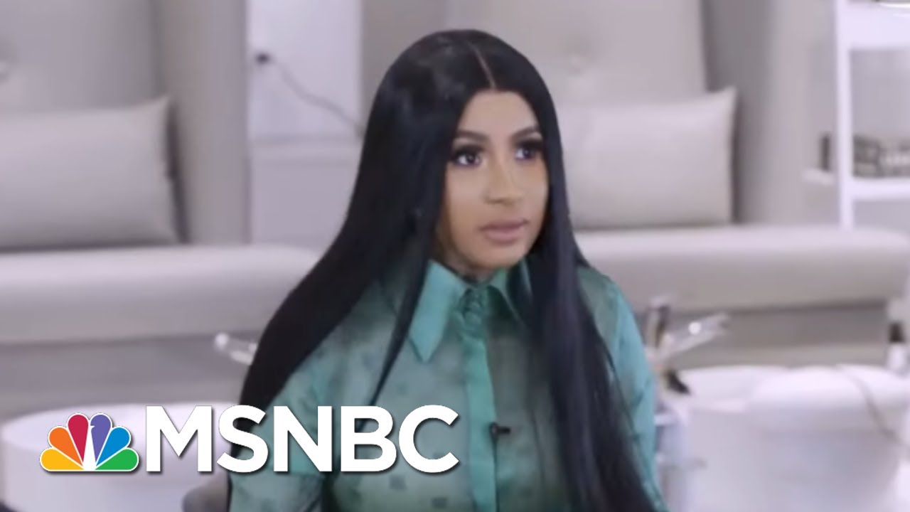 'Let's Feel The Bern': Cardi B Sits Down With Bernie Sanders | The Beat With Ari Melber | MSNBC 5