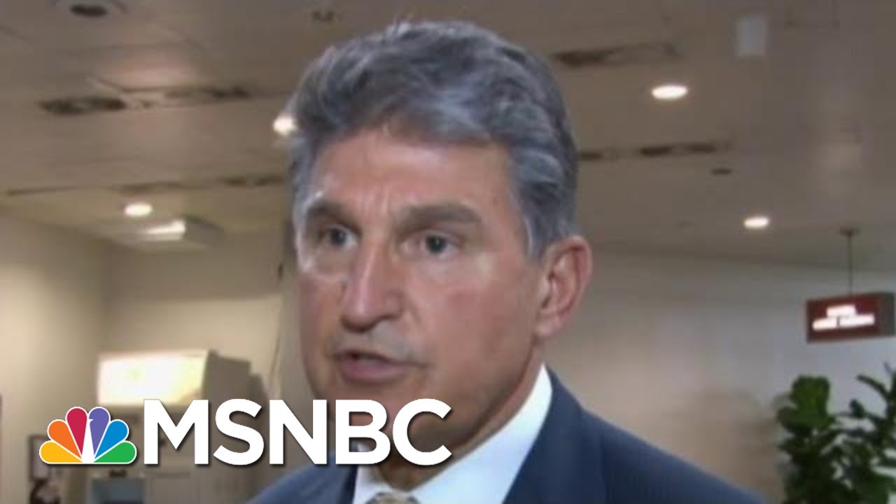 Manchin Will Not Run For Governor Of West Virginia And Remain In The Senate | Hallie Jackson | MSNBC 9