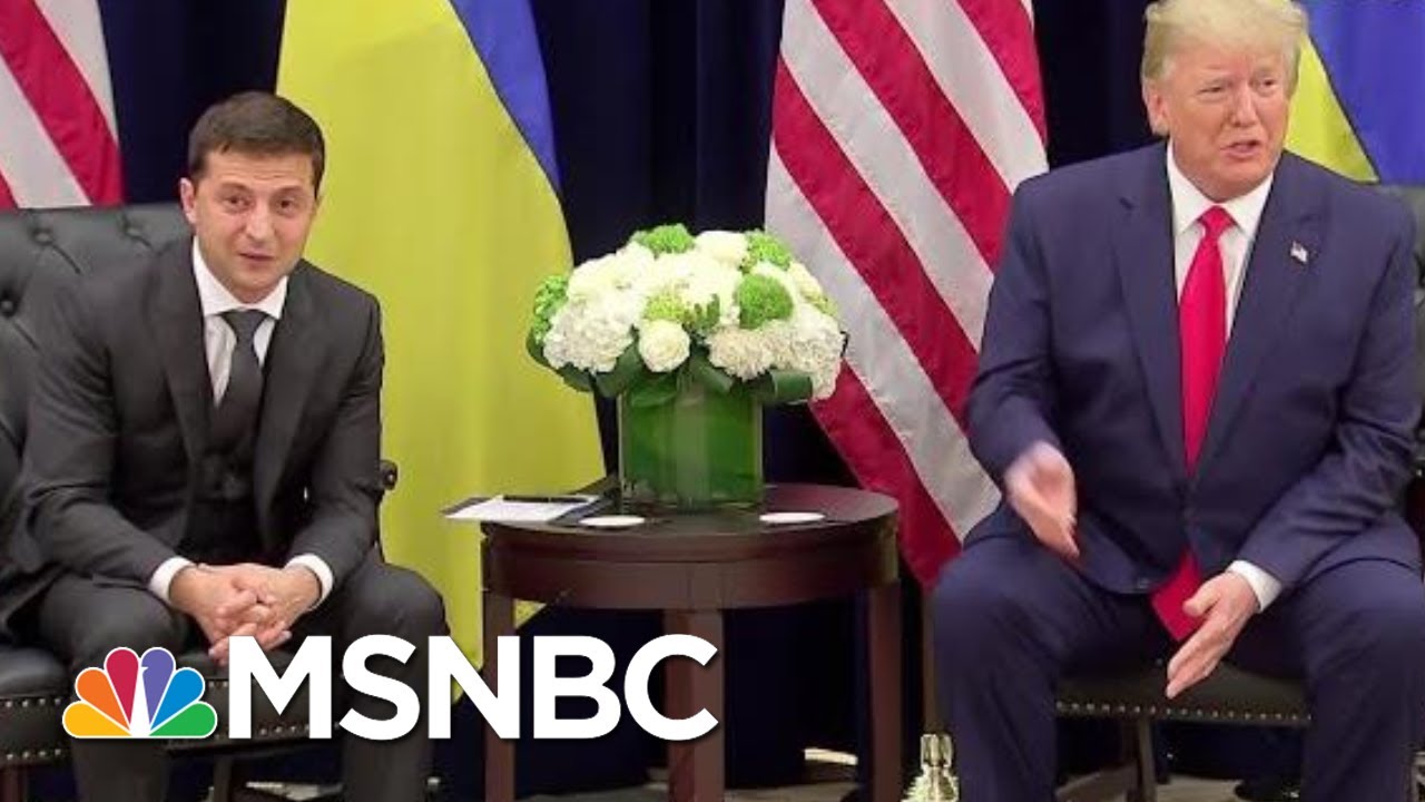 Ukraine President On President Donald Trump Phone Call: 'Nobody Pushed Me' | Katy Tur | MSNBC 9
