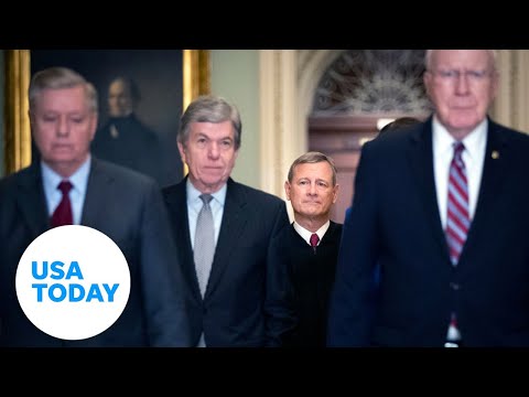 Senators sworn in by Chief Justice for impeachment trial | USA TODAY 1