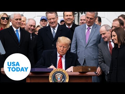 President Trump signs revamped USMCA trade agreement | USA TODAY 1