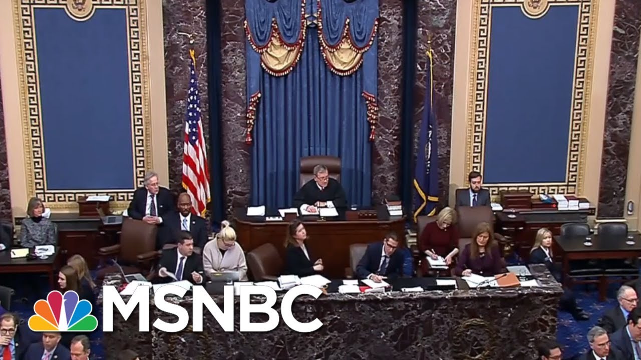 Day 1,105: Senators Finally Get Their Say In The Trump Impeachment Trial | The 11th Hour | MSNBC 1