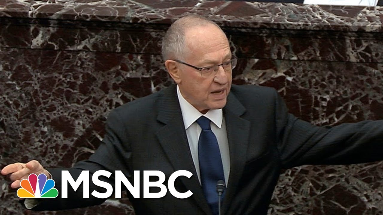Dershowitz: Anything Trump Did To Win Re-Election Is In The Public Interest - Day That Was | MSNBC 1