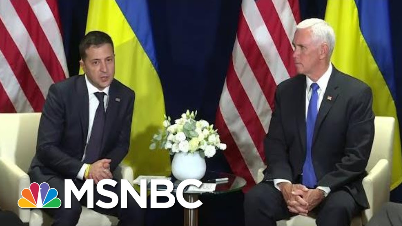 Internal Document Suggests Pence Role In Trump Ukraine Scandal | Rachel Maddow | MSNBC 7