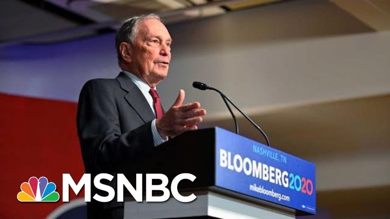 Bloomberg To Fund Campaign To Defeat Trump Even If He’s Not The Nominee | Velshi & Ruhle | MSNBC 1