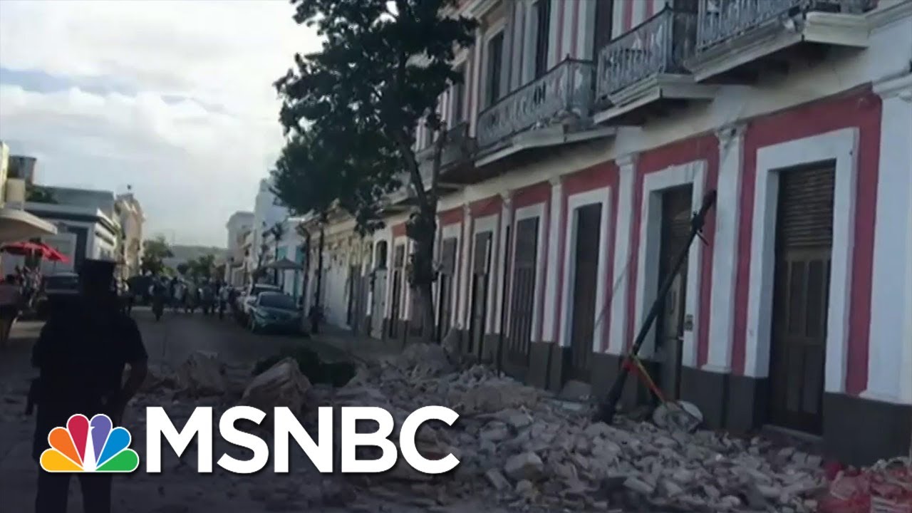 5.9 Magnitude Aftershock Hits Puerto Rico Days After Earthquake | MSNBC 1