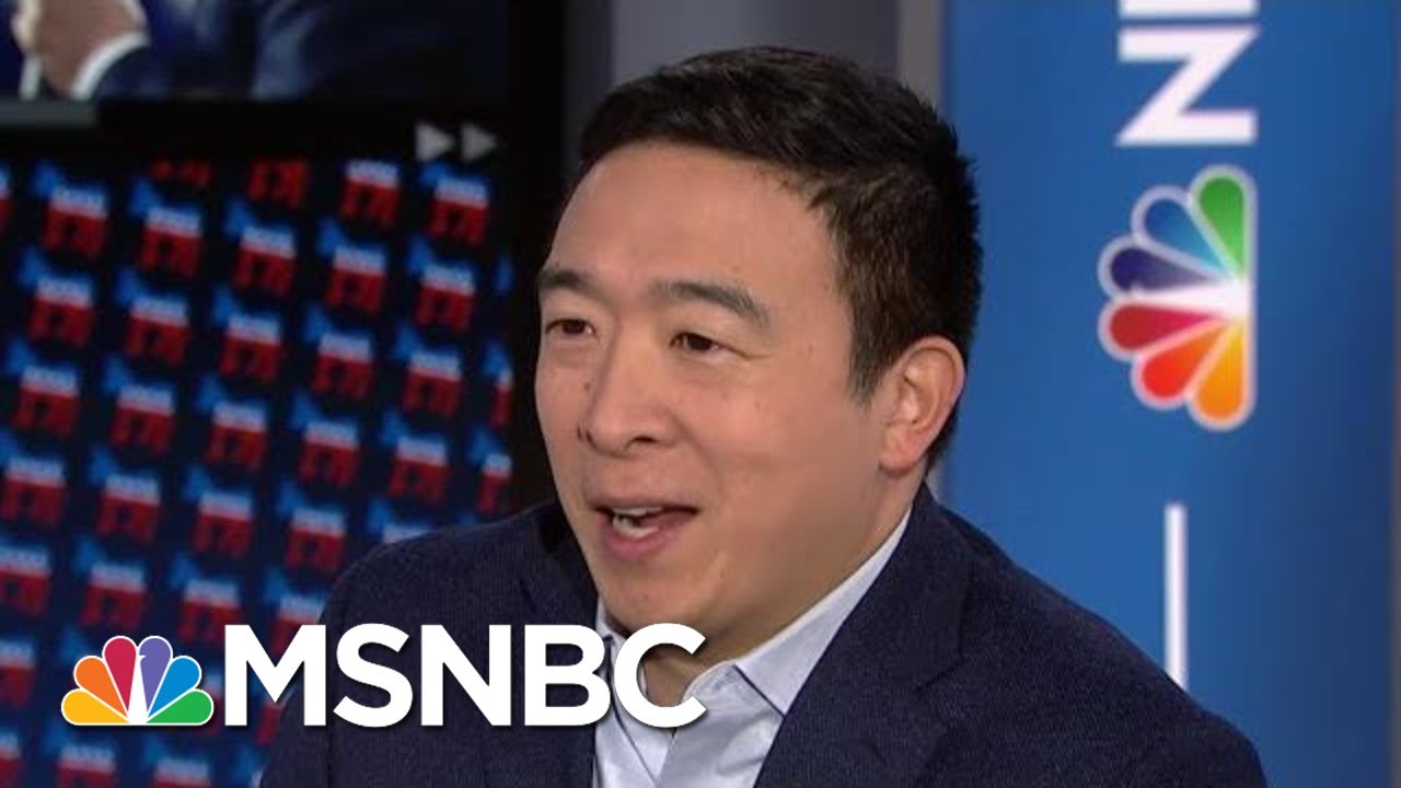 What Andrew Yang Thinks His Chances Are | Velshi & Ruhle | MSNBC 1