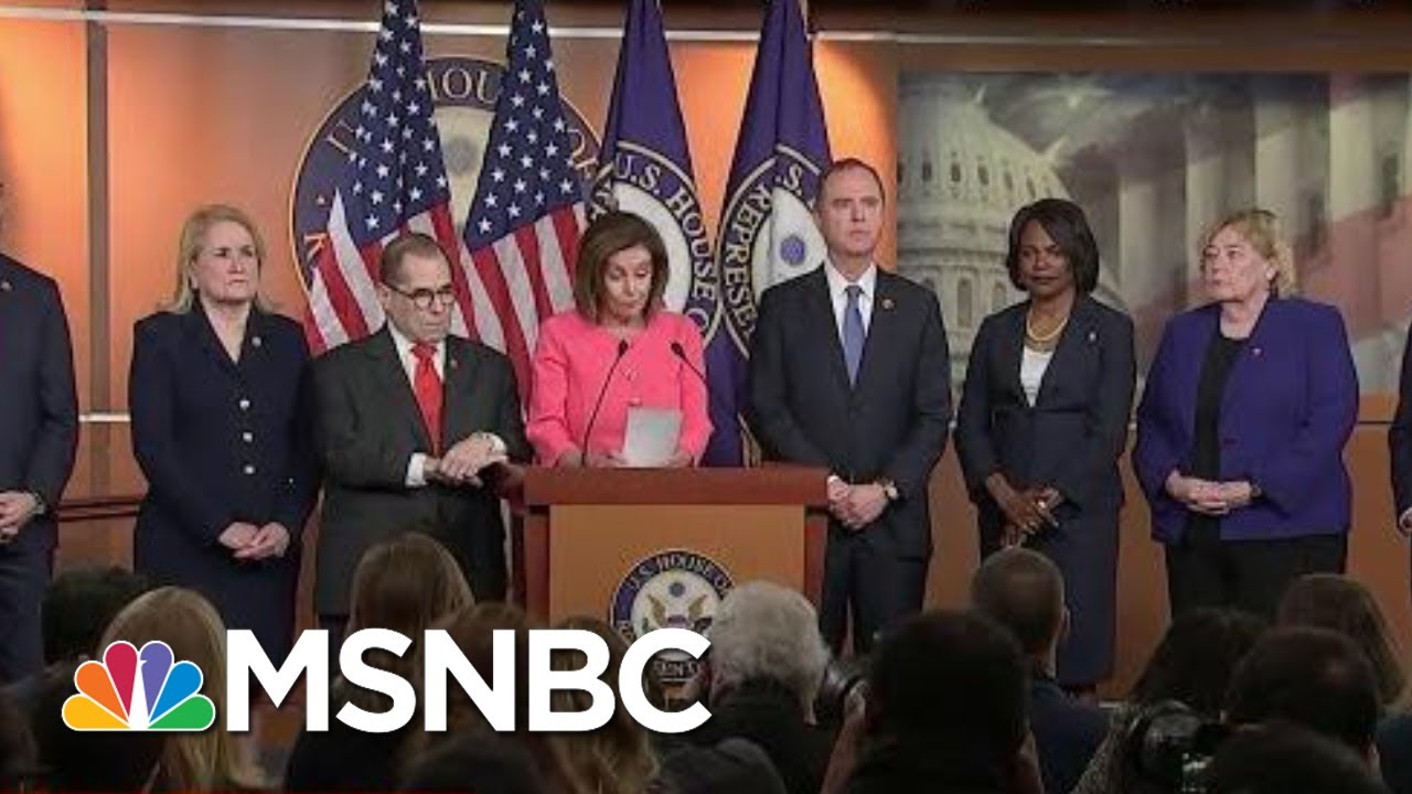New Incriminating Evidence Against President As House Votes To Send Articles | Deadline | MSNBC 1