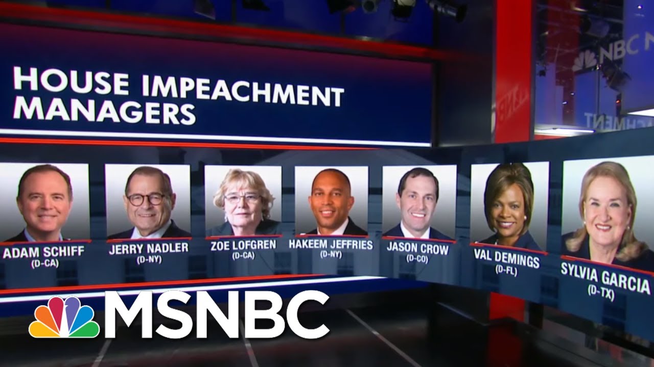 House Dems Send Impeachment Charges To Senate | The 11th Hour | MSNBC 1
