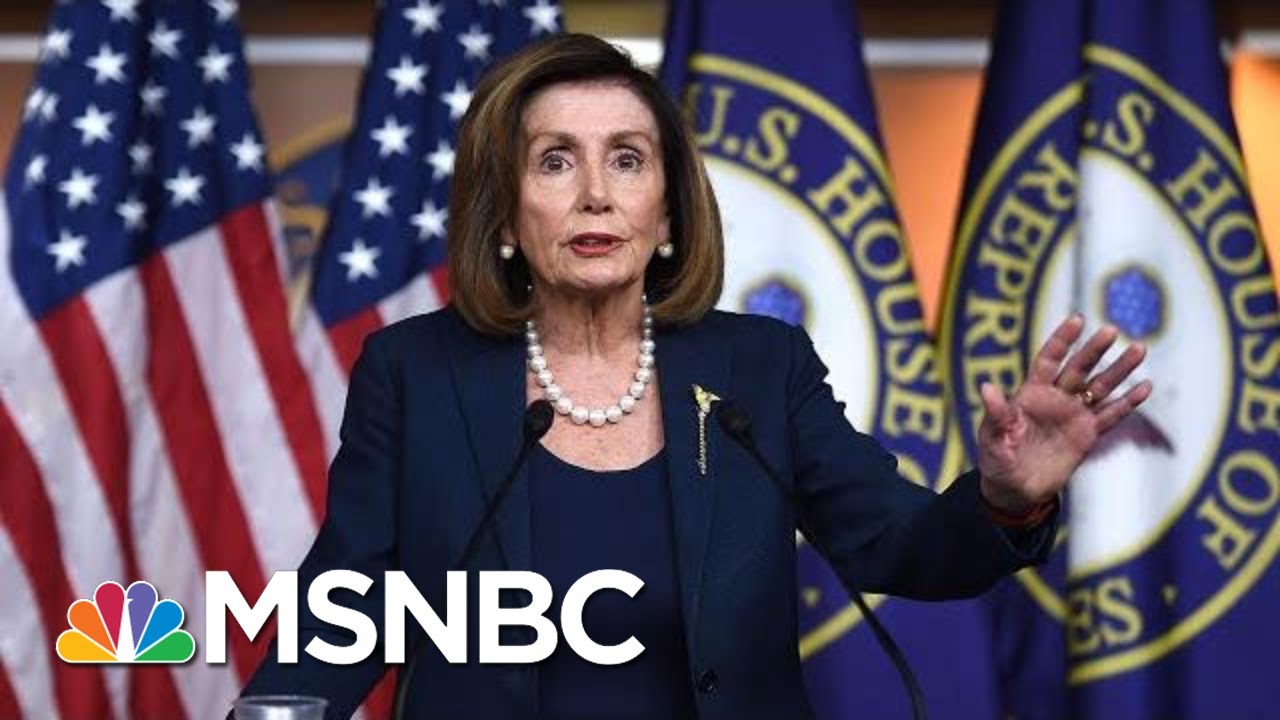 Nancy Pelosi: Parnas Interview Shows Barr Was 'Implicated' In Effort To Withhold Ukraine Aid | MSNBC 1