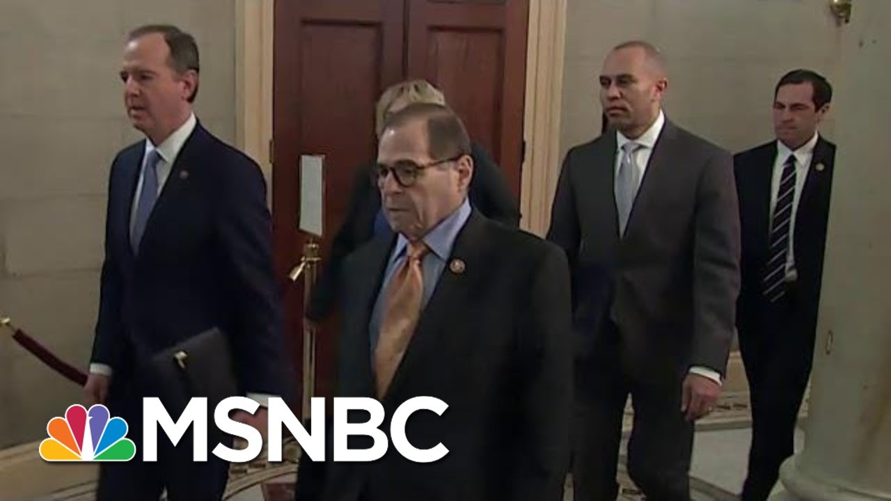 Articles Of Impeachment Officially Delivered To The Senate | MSNBC 1