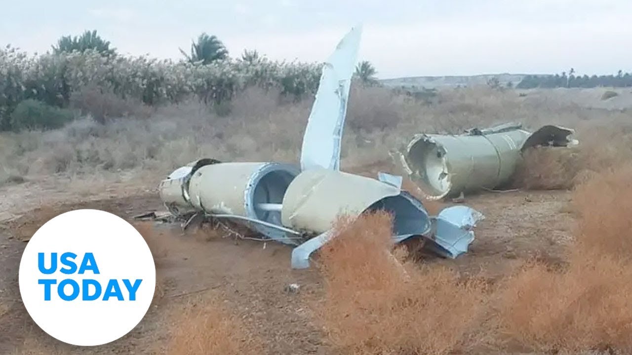Video shows two Iranian missiles hitting Ukrainian plane | USA TODAY 1