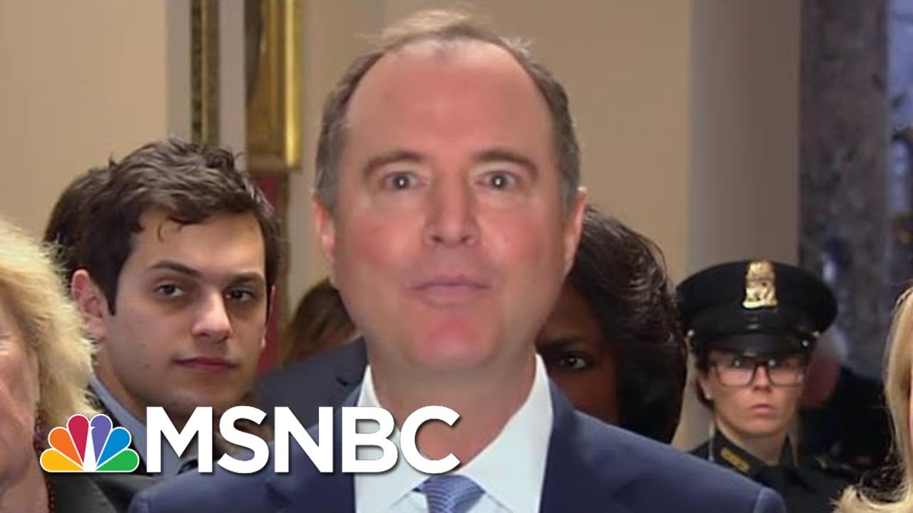 Adam Schiff Slams Impeachment Rules: 'This Is The Process For A Rigged Trial' | MSNBC 1