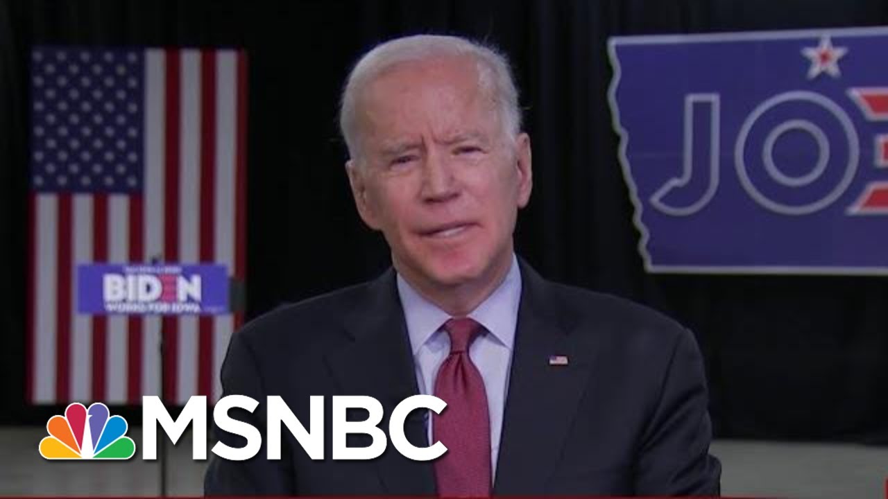 Joe Biden Says He Would Not Cut SSN Benefits As POTUS | Morning Joe | MSNBC 1