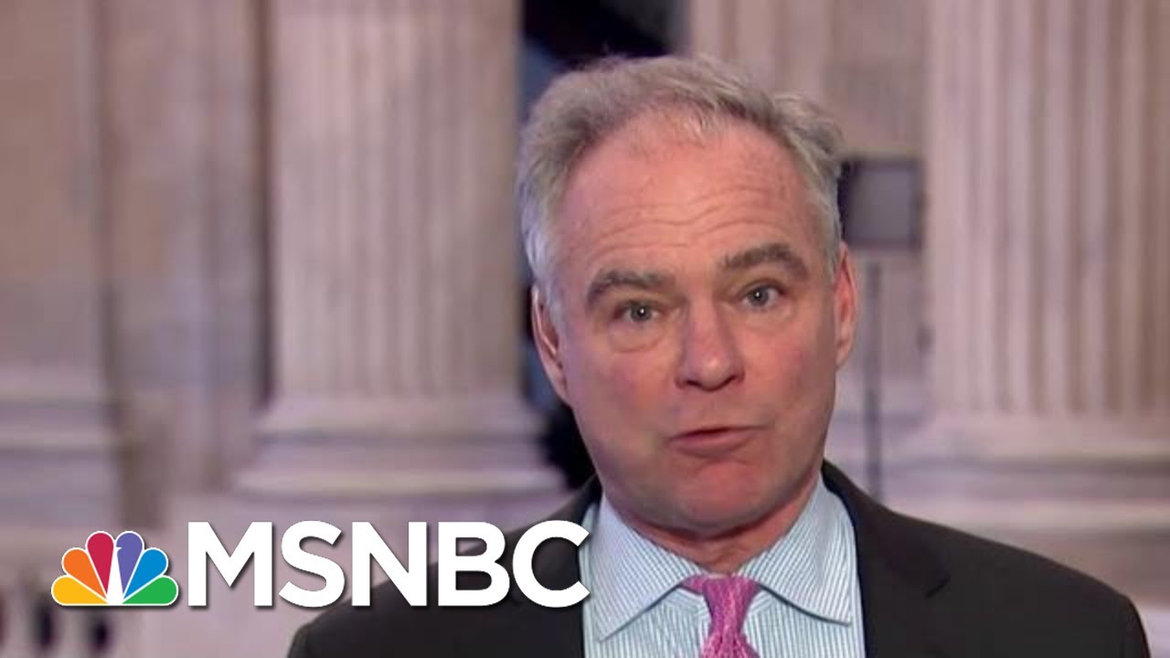 Tim Kaine: White House Impeachment Lawyers Avoid Making An Argument On Witnesses | MTP Daily | MSNBC 1