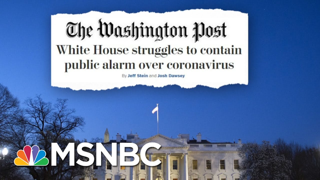 Trump Blames The Media and Democrats For Coronavirus Stock Slide | Deadline | MSNBC 4