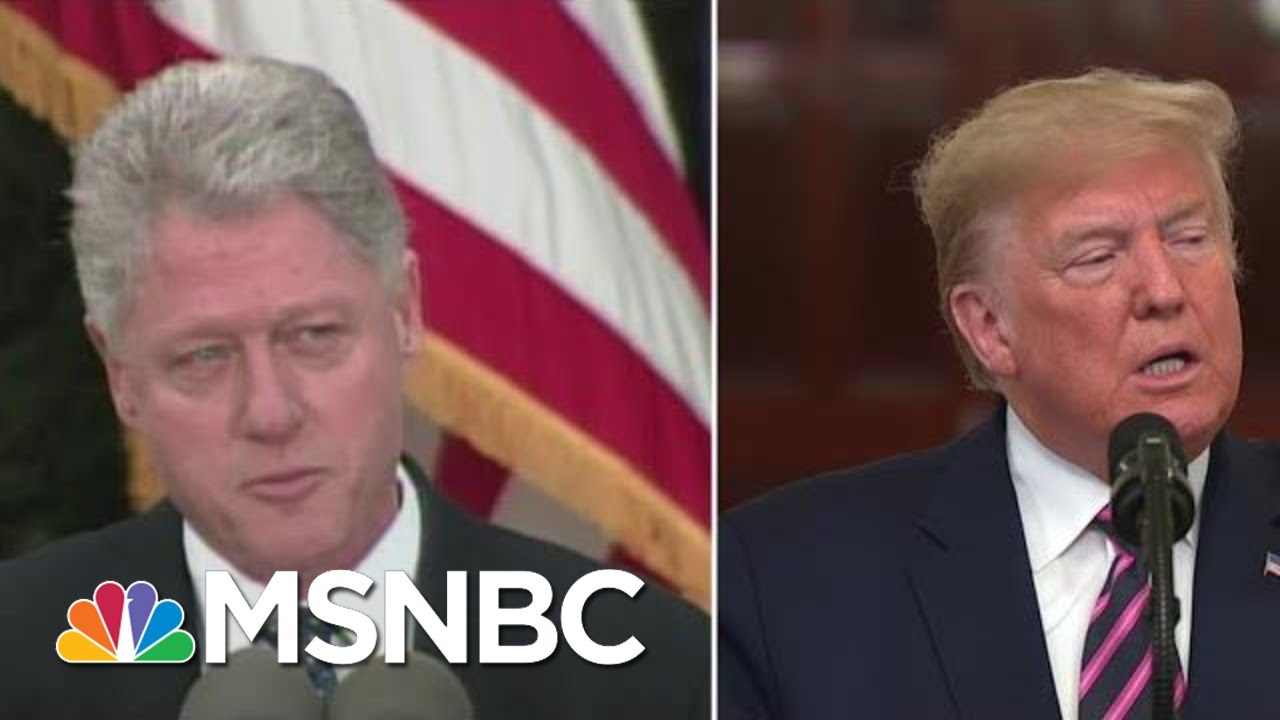 Clinton Apologized For Impeachment, President Donald Trump Lashed Out | Velshi & Ruhle | MSNBC 6