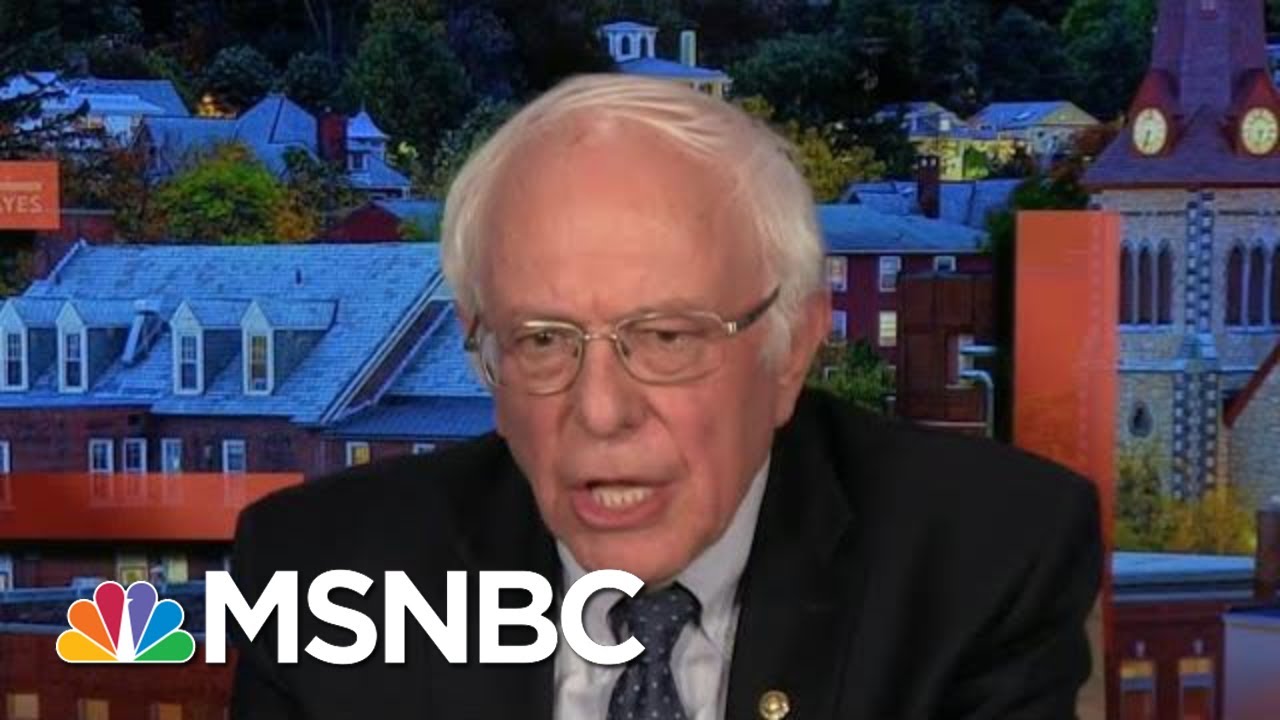 Bernie Sanders Responds To Culinary Union Flyer | All In | MSNBC 9