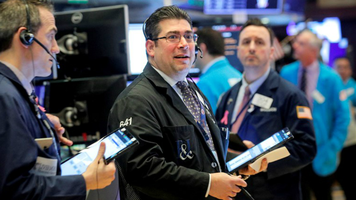 Stocks surged wednesday