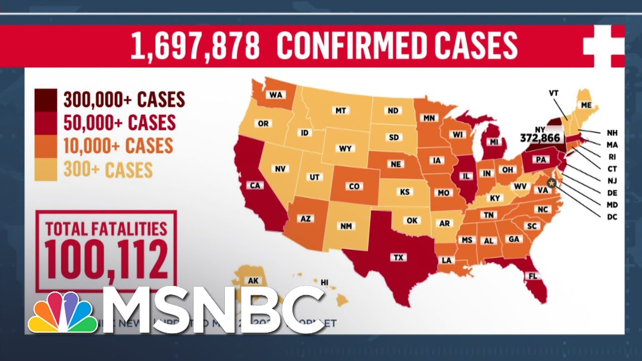 BREAKING: U.S. Coronavirus Deaths Pass 100,000 Mark | MSNBC 1