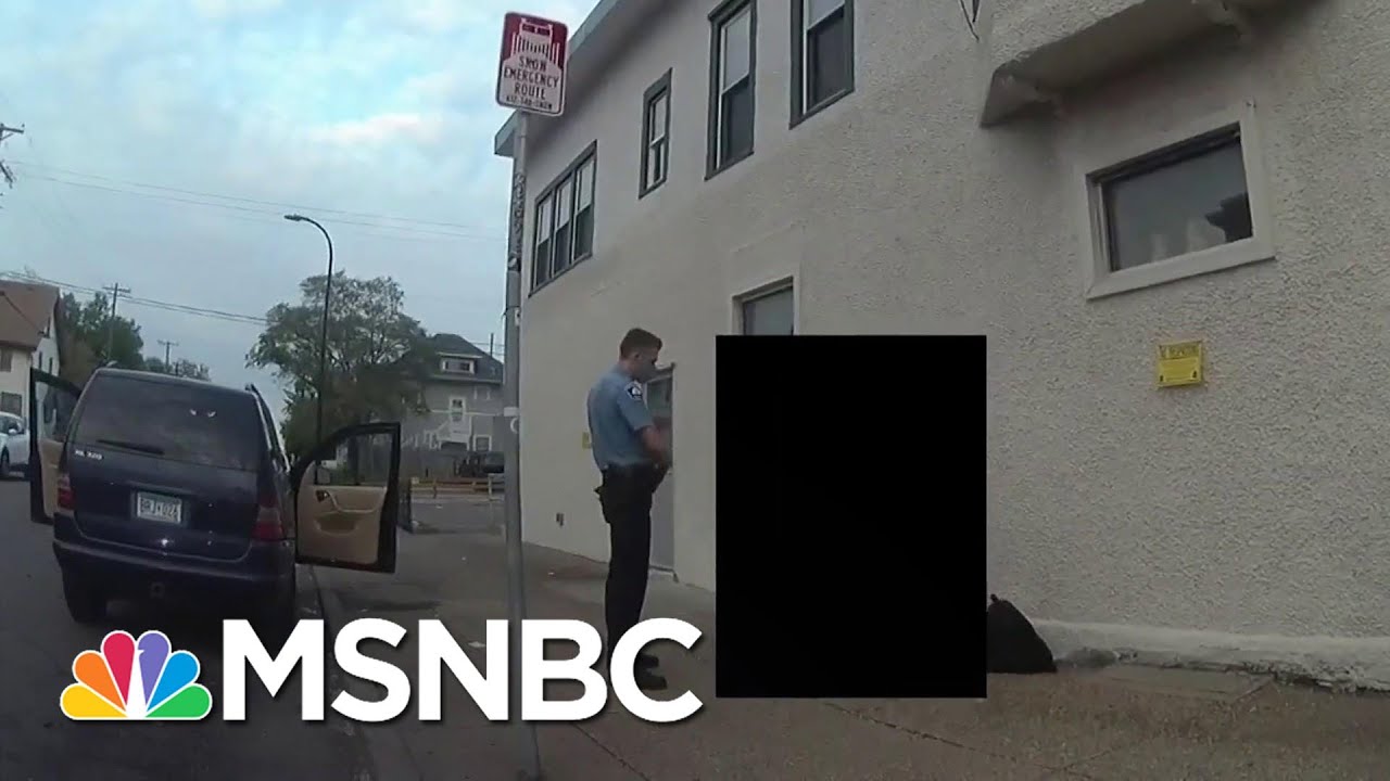 Police Release Redacted Bodycam Footage Of George Floyd Incident | Andrea Mitchell | MSNBC 1