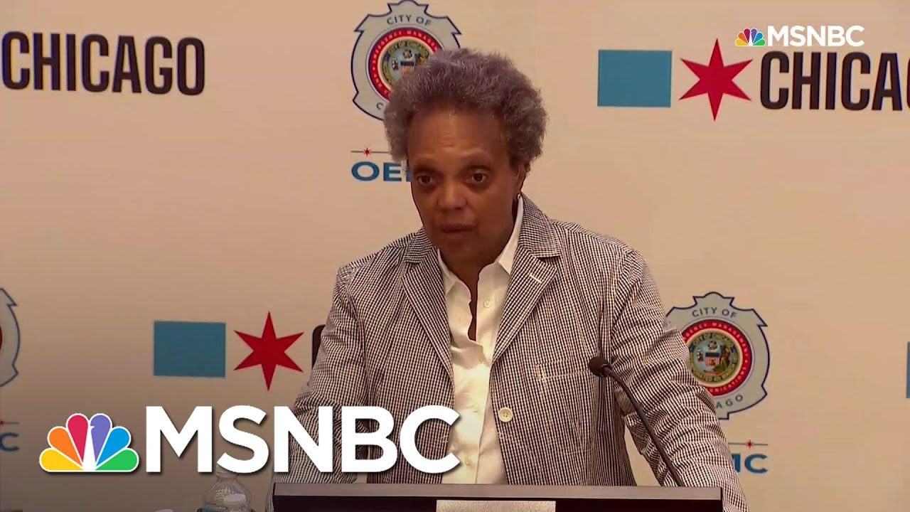 Chicago Mayor Sets Curfew, Expresses 'Total Disgust' As Protesters Come 'For All-Out Battle' | MSNBC 1