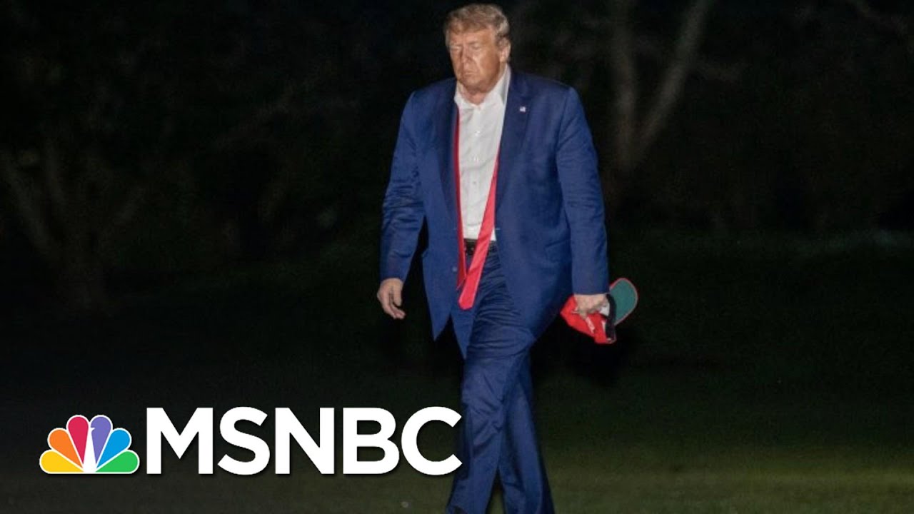 Trump Returns From Tulsa Rally With Tie Undone And MAGA Hat In Hand | The 11th Hour | MSNBC 1