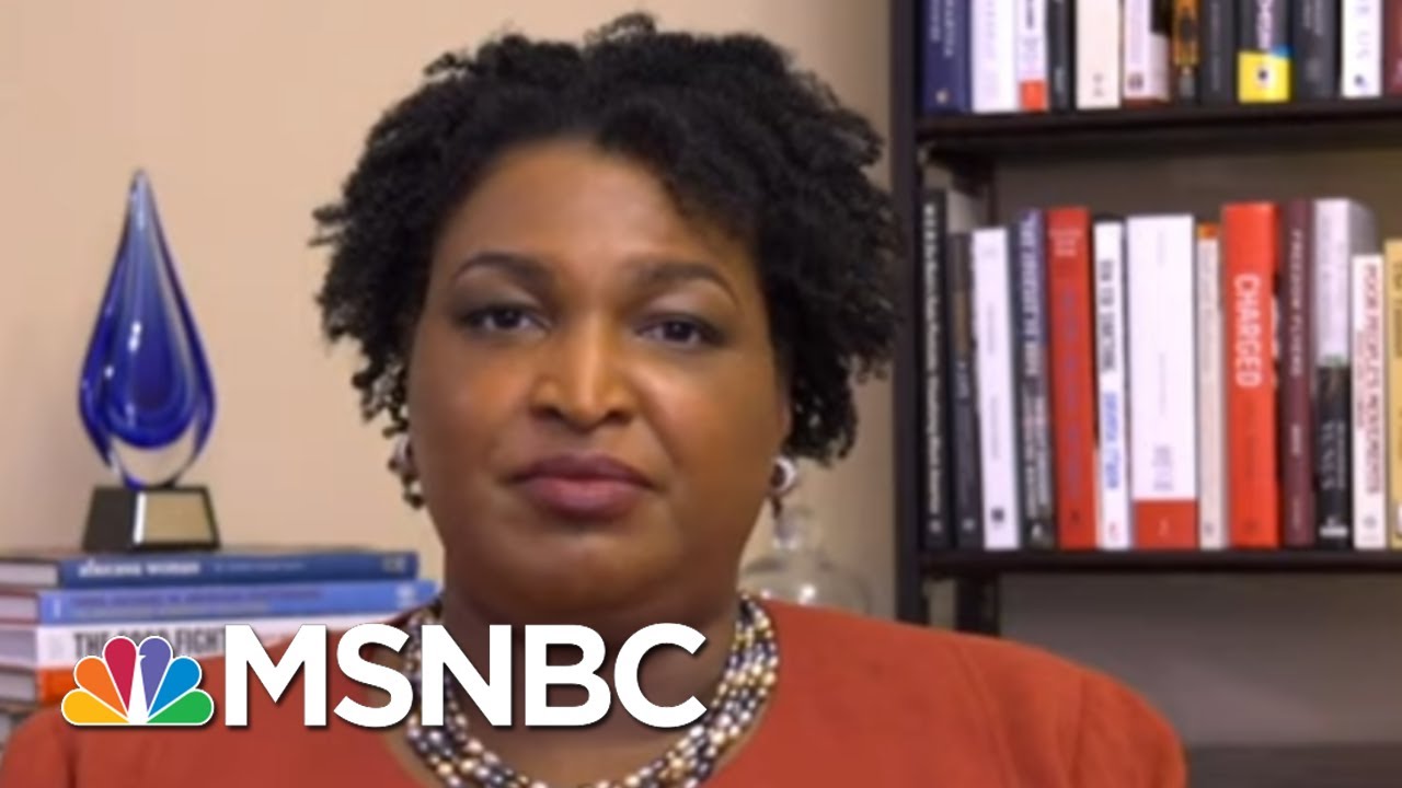 Stacey Abrams: Unleash Voting Rights Warriors In Georgia | All In | MSNBC 1