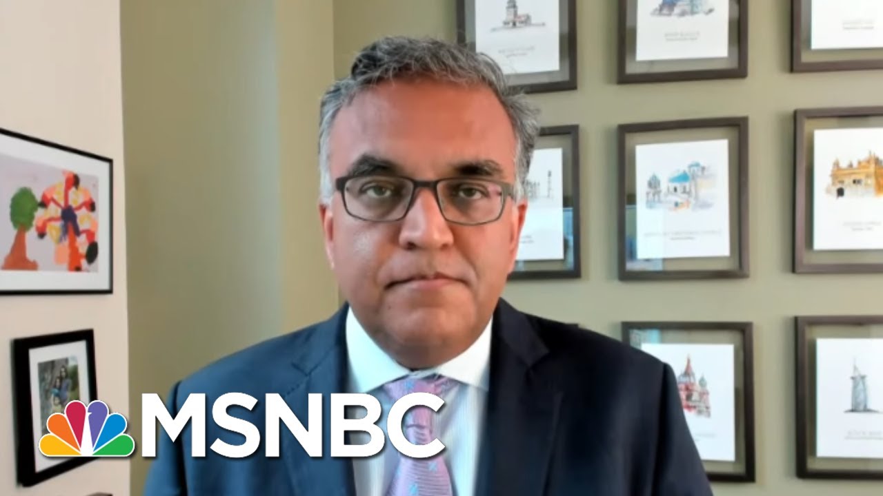 Dr. Jha: 'Need A National Coordinated Strategy' To Bring Virus Under Control | MTP Daily | MSNBC 1