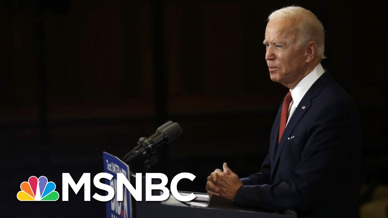 Joe Biden Hits Trump, Vows Not To 'Fan The Flames' Of Racial Division | The 11th Hour | MSNBC 1