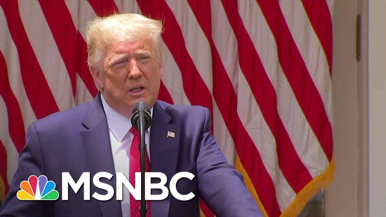 Trump On Police Guidelines: 'Chokeholds Will Be Banned' Unless Officer's Life At Risk | MSNBC 1
