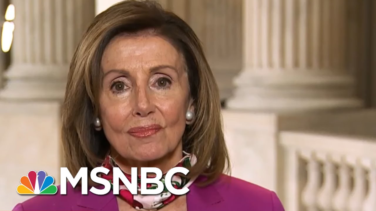 Speaker Pelosi Says Trump’s Executive Order Fell ‘Sadly And Seriously Short’ | Deadline | MSNBC 1