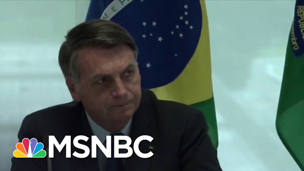 Brazilian President Jair Bolsonaro Tests Positive For Coronavirus | Andrea Mitchell | MSNBC 3
