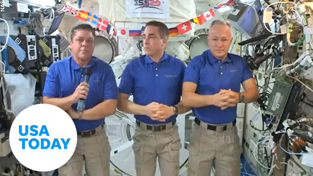 History-making astronauts aboard the International Space Station discuss return to Earth | USA TODAY 7