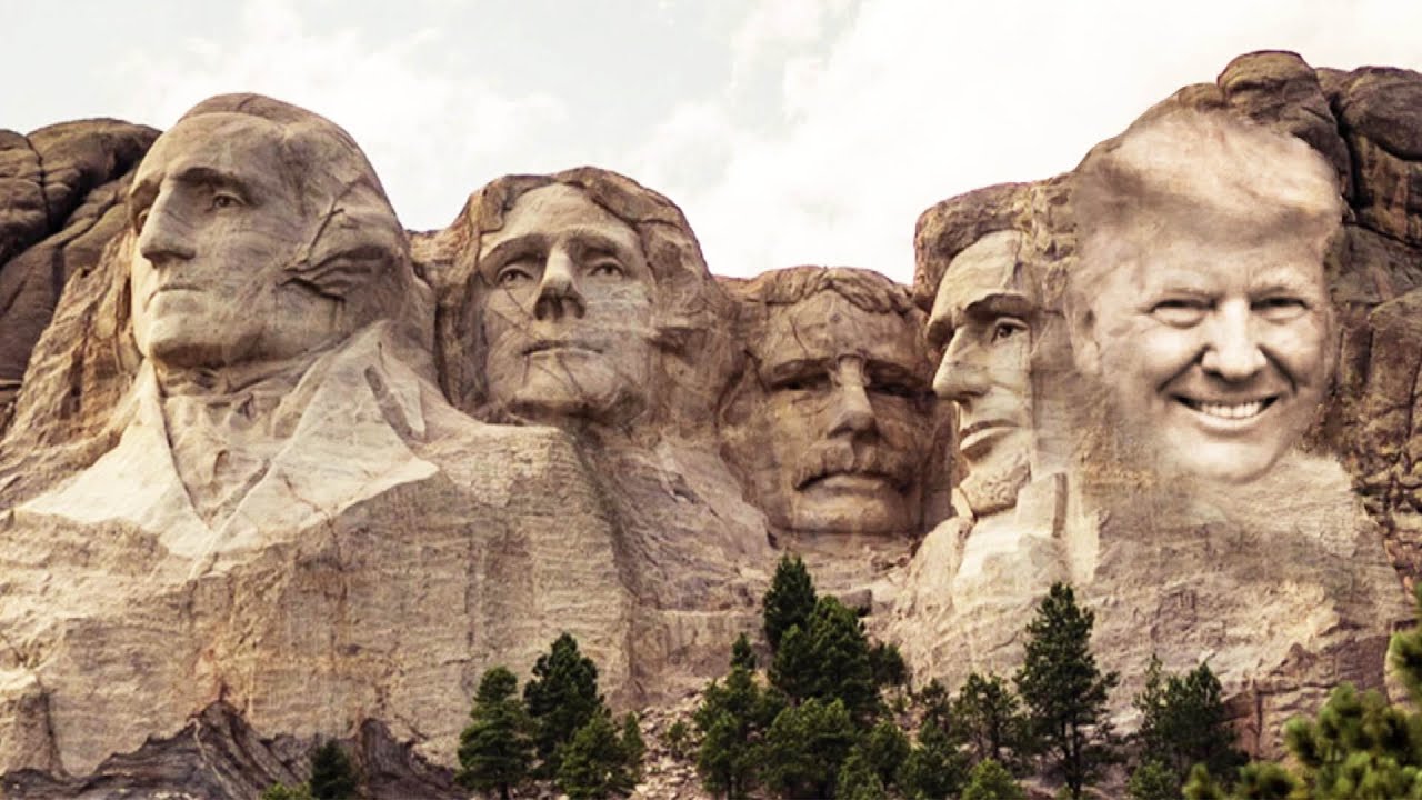 Donald Trump *actually* wants his face added to Mount Rushmore
