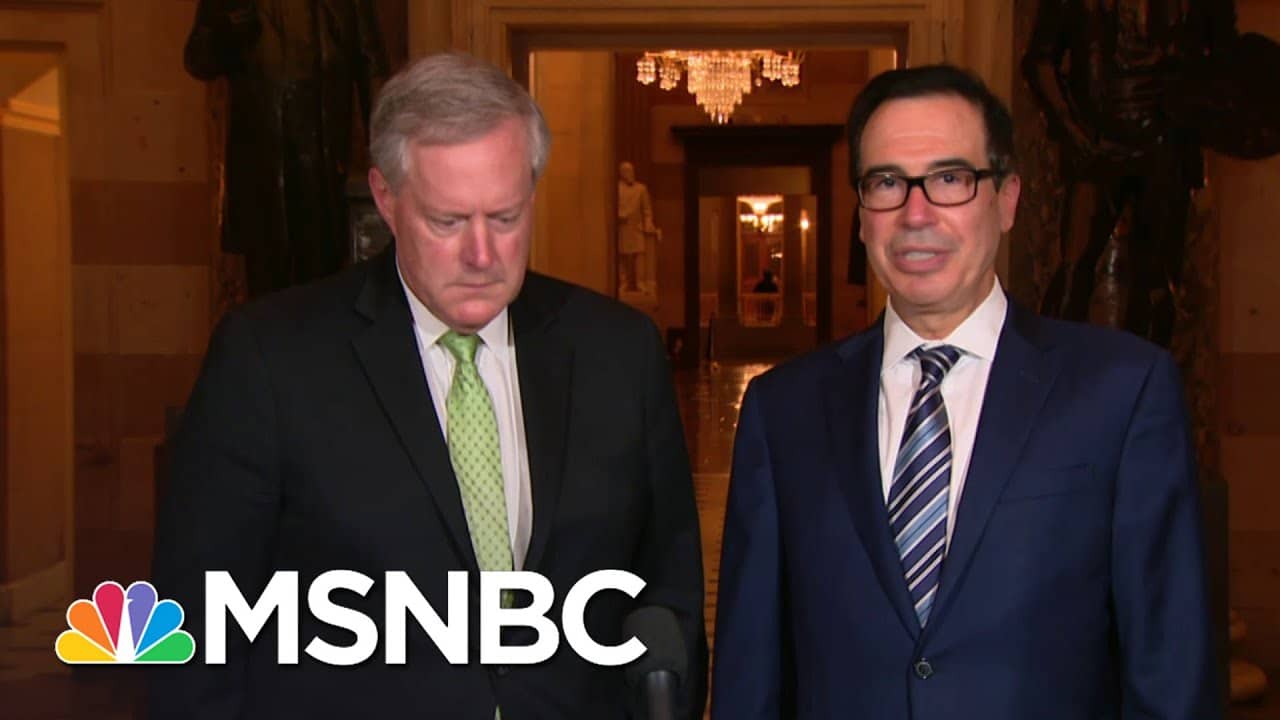 What To Expect As Lawmakers, Leaders Meet On Coronavirus Relief Bill | MSNBC 2