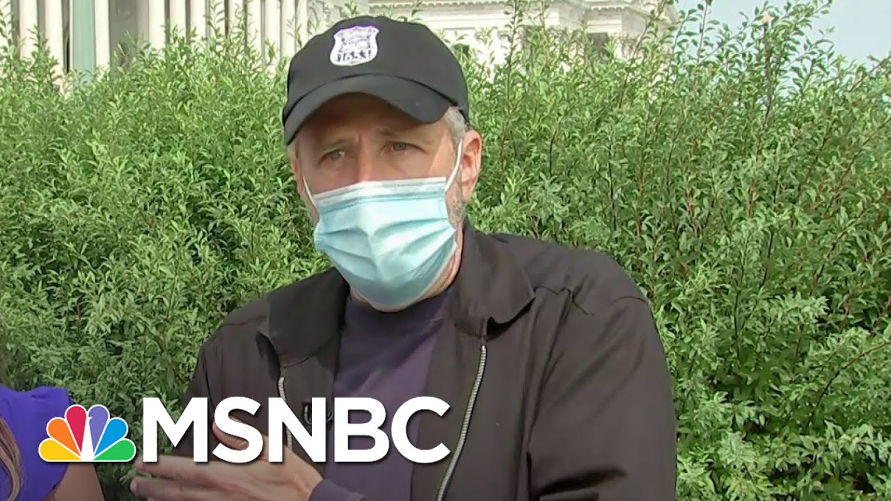 Jon Stewart Backing Bill To Help Veterans Affected By Toxic Burn Pits | Andrea Mitchell | MSNBC 3