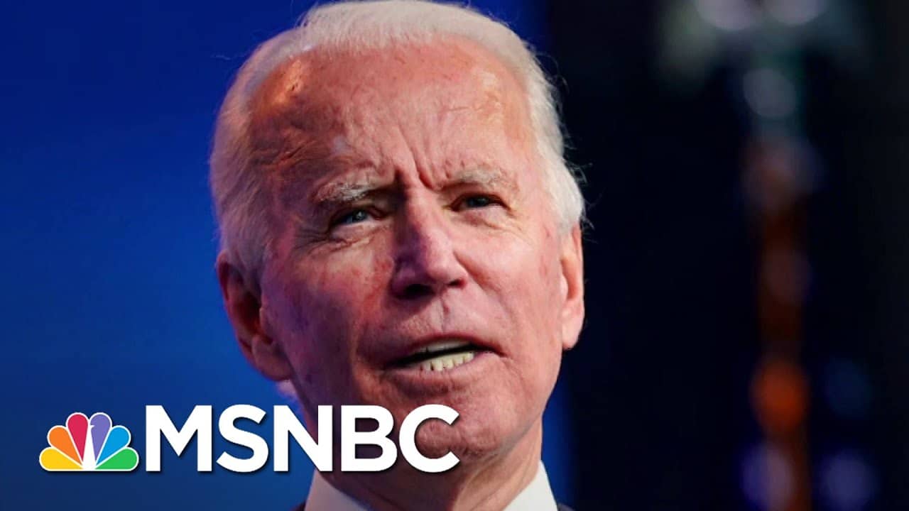 Biden Warns Trump's Transition Delays May Cause Deaths | The 11th Hour | MSNBC 1
