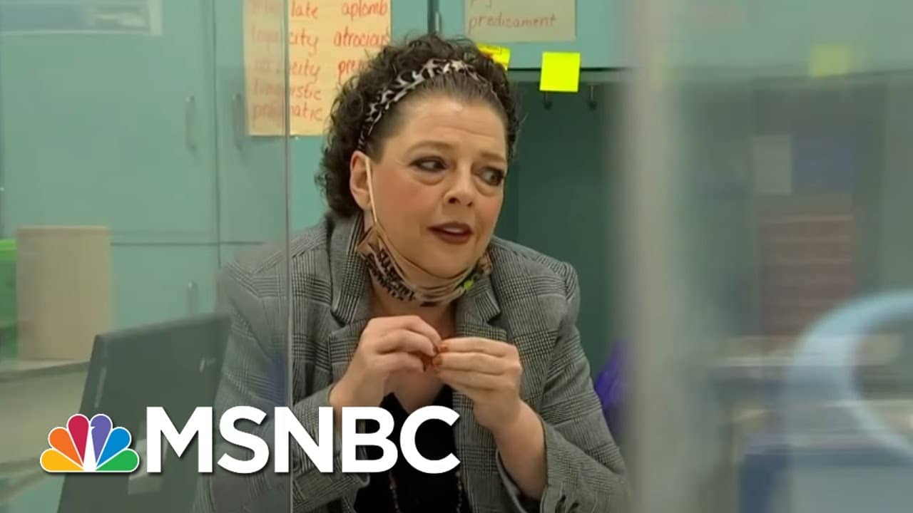 Teacher Instructs Students From Her Hospital Bed | Craig Melvin | MSNBC 1