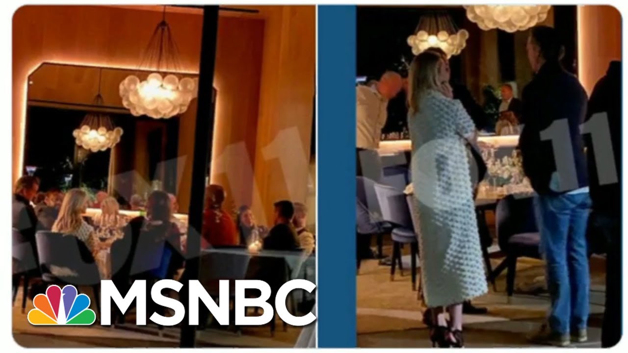 Calif. Governor Faces Criticism For Attending Dinner During Pandemic | Morning Joe | MSNBC 1