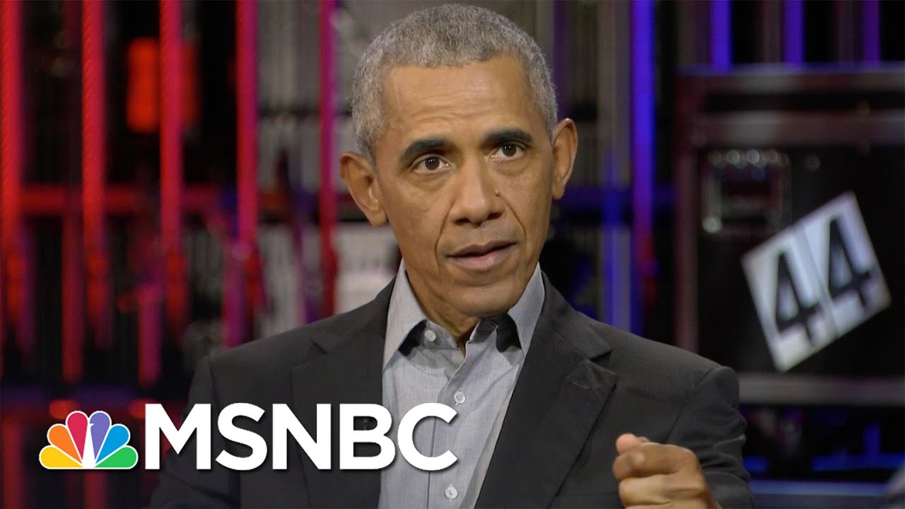 Obama: Hard To Bring Country Together While Trump Continues To 'Fan Division' | MSNBC 1
