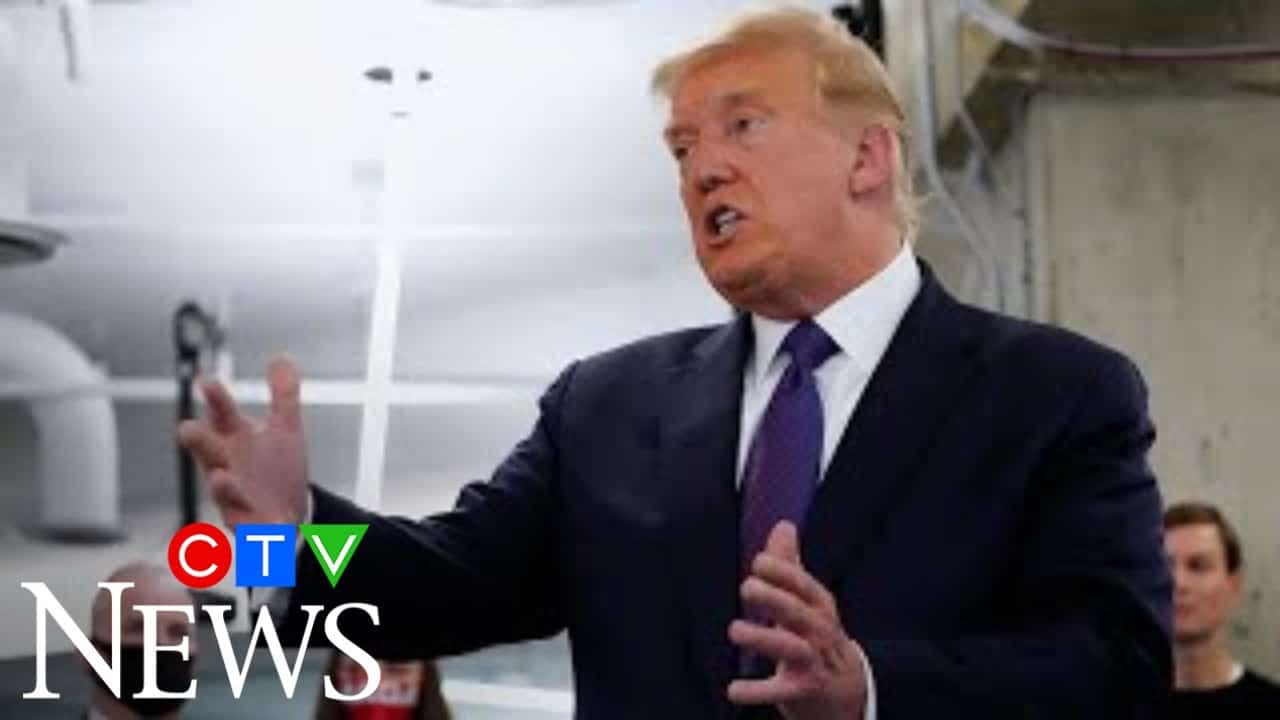 'Losing is never easy': Donald Trump speaks to reporters in Virginia 1