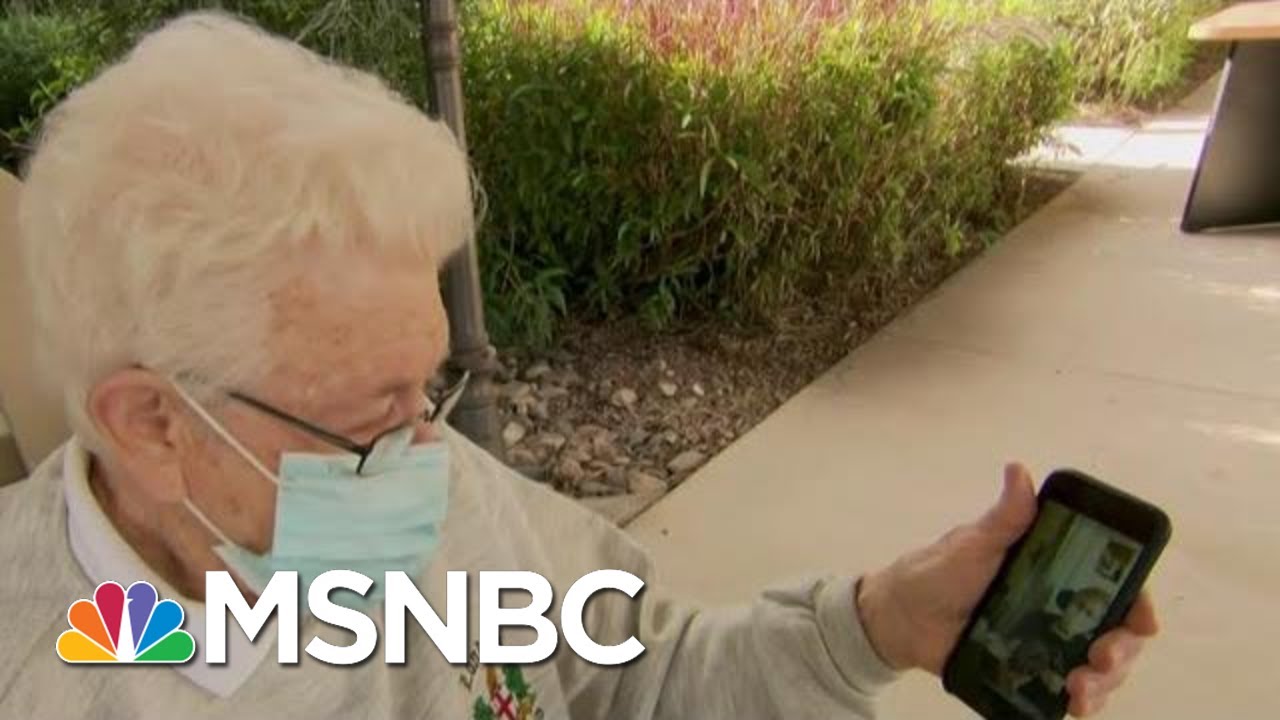 'A Miracle Has Happened:' Senior Center Resident Watches Her Partner Get Vaccine | MTP Daily | MSNBC 2