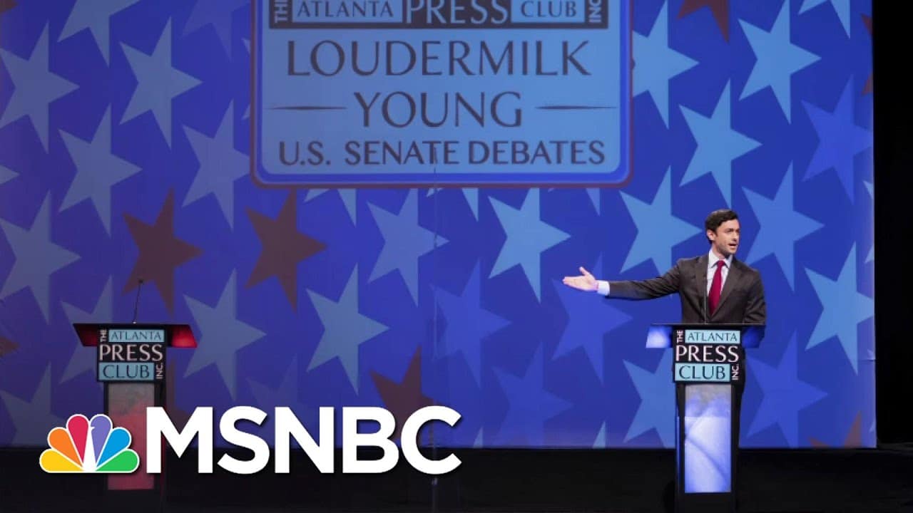 Empty Podium Had Better Georgia Debate Performance Than Loeffler | All In | MSNBC 1