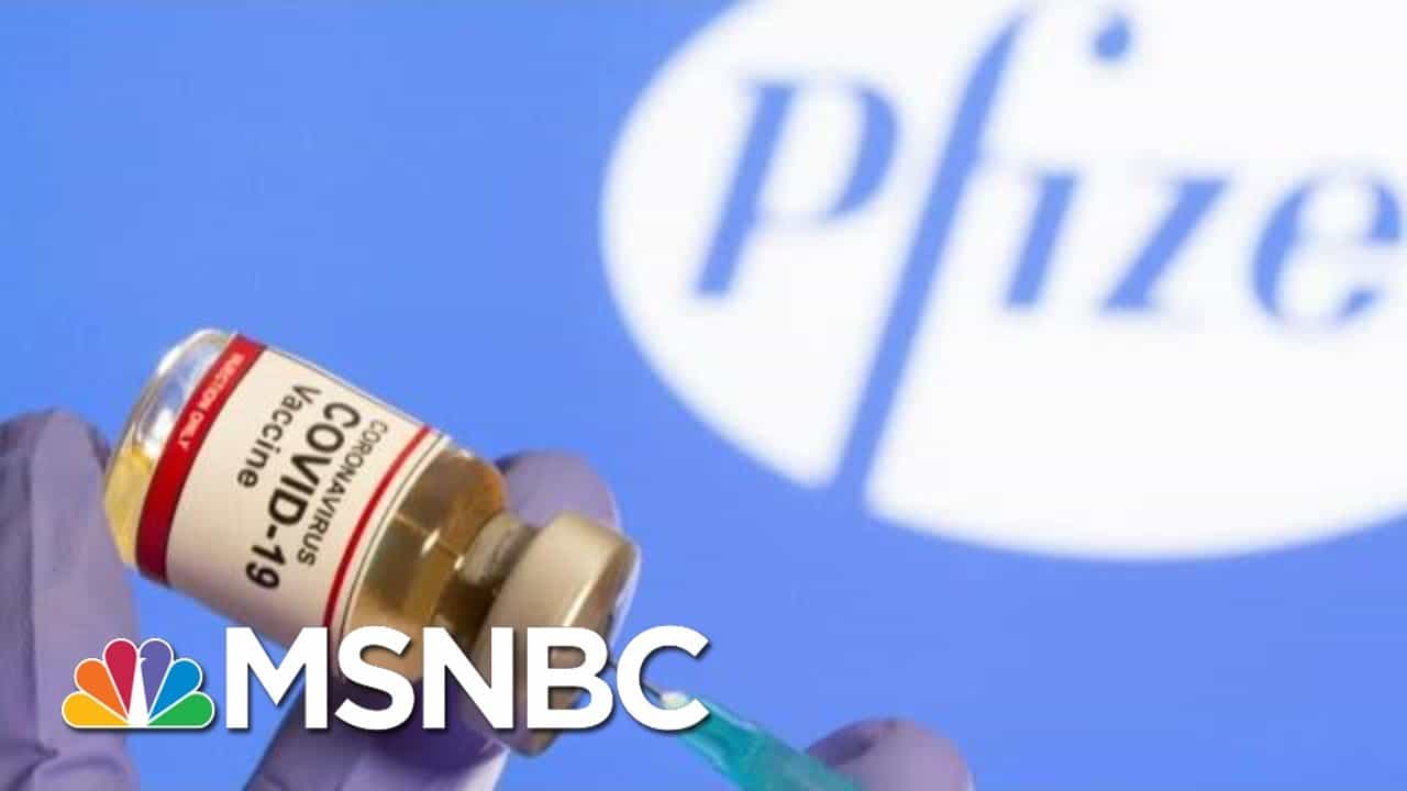 FDA Finds Pfizer's Vaccine Offers Strong Protection After First Dose | Morning Joe | MSNBC 1